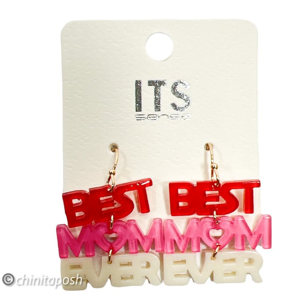 ITS Sense - Best Mom Ever Dangle Earrings